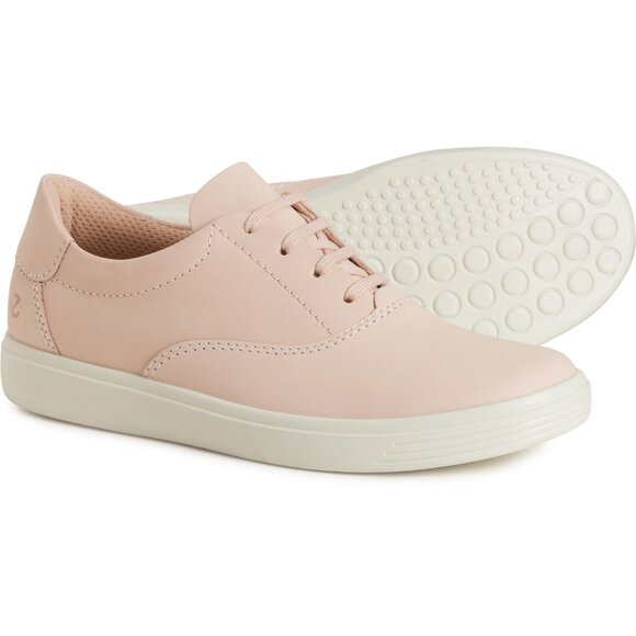 NEW ECCO Soft Classic Sneakers - Leather  in Rose Dust For Women 725 5s3 - Picture 3 of 6